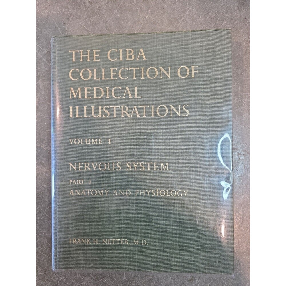 CIBA Medical Illustrations Volume 1 Part 1 Nervous System Netter 1st Print
